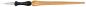 Preview: Tintenschreiber (Griff:schwarz/Schaft: transp./gelbe Streifen)